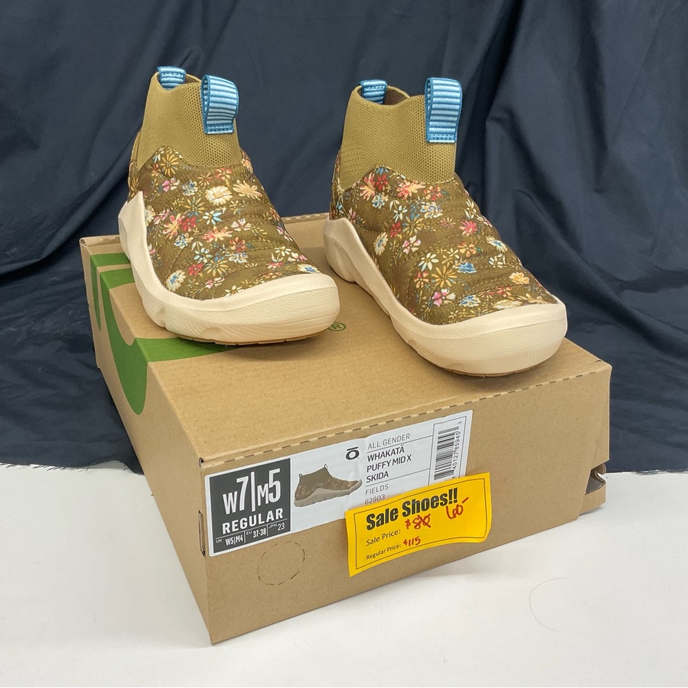 OBOZ Wakata mid x Skida yellow flower print